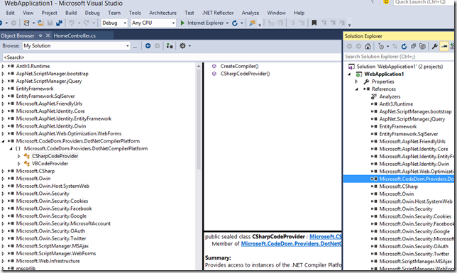 Visual Studio 2015速递——ASP.NET 新特性
