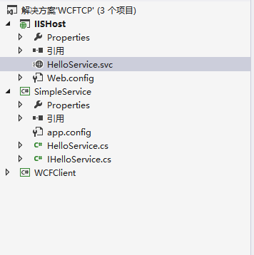 IIS 中托管基于TCP绑定的WCF服务