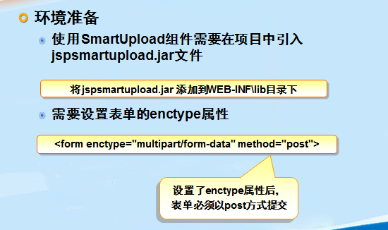 SmartUpload实现文件上传