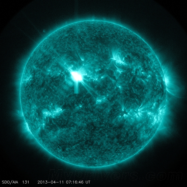 NASA 捕捉到今年最大太阳耀斑高清图+视频