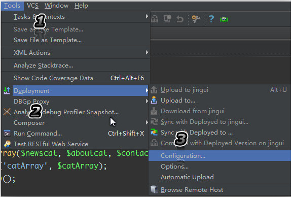 phpstorm ftp