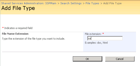 SharePoint 2007 Full Text Searching PowerShell and CS file content with SharePoint Search