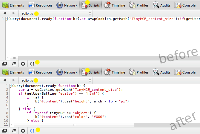 pretty_print_js_google_chrome