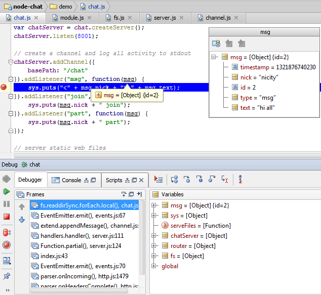 NodeJSDebugging