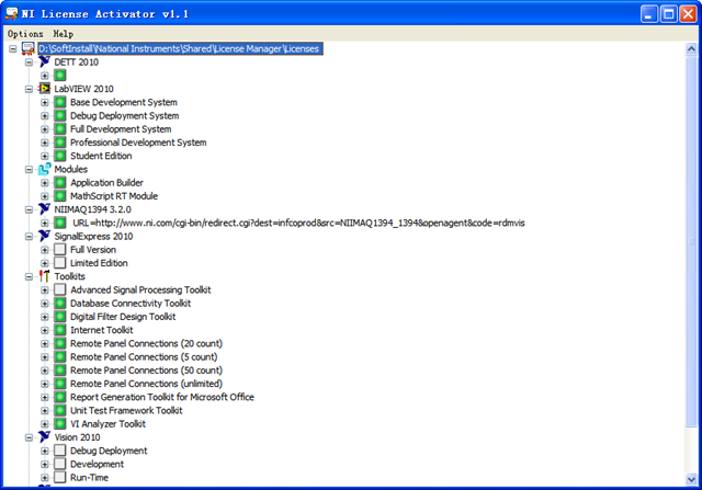 labview 2013 license folder