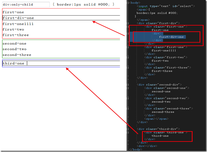 css3 新增选择器