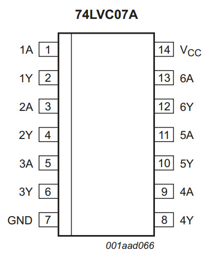 7407芯片的原理图图片