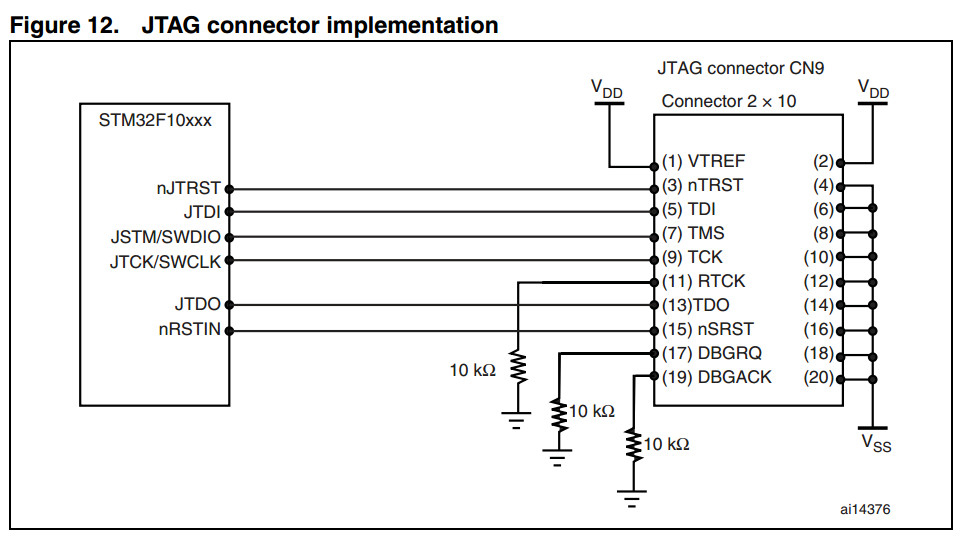 Jtag схема подключения