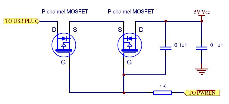 P mosfet схема включения