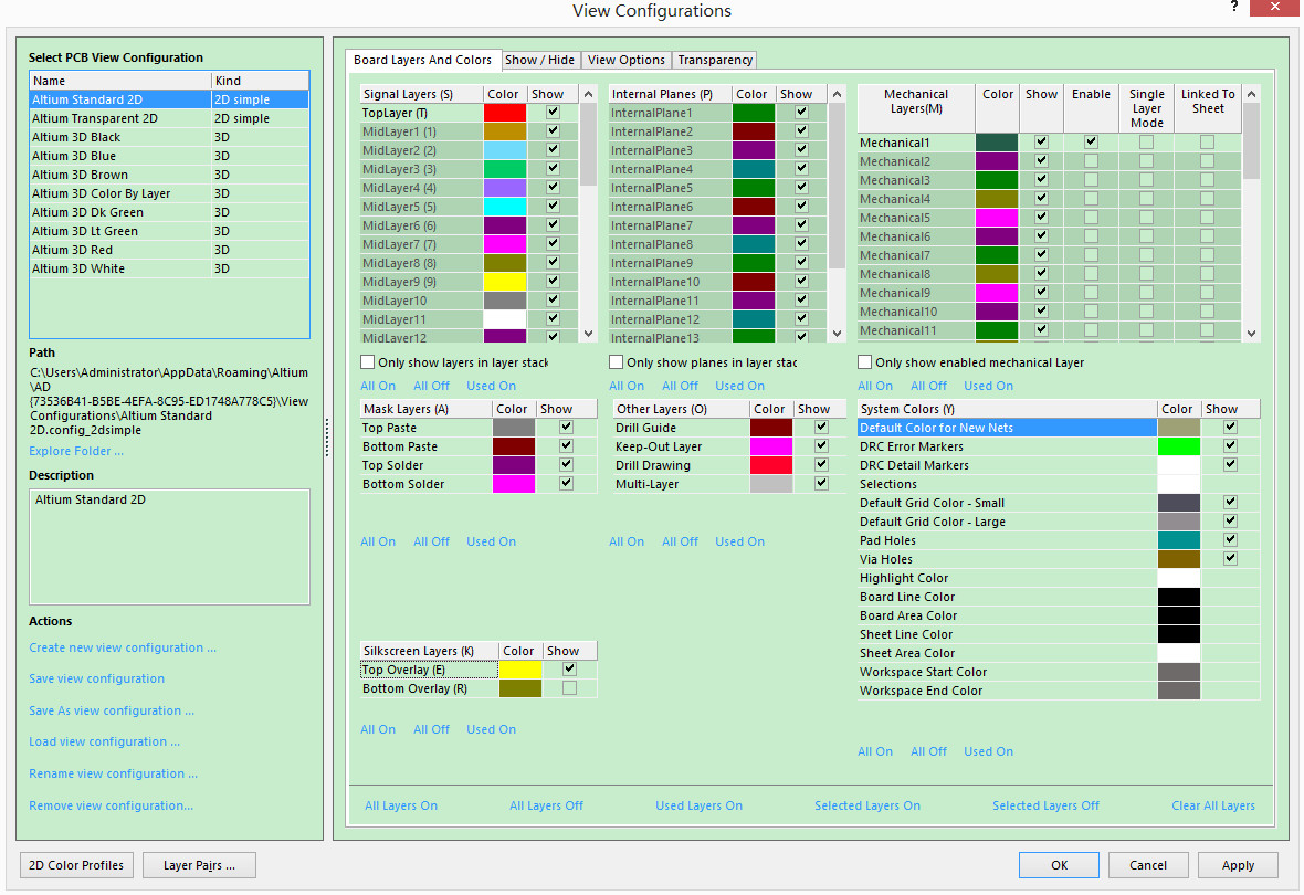 mechanical layer altium