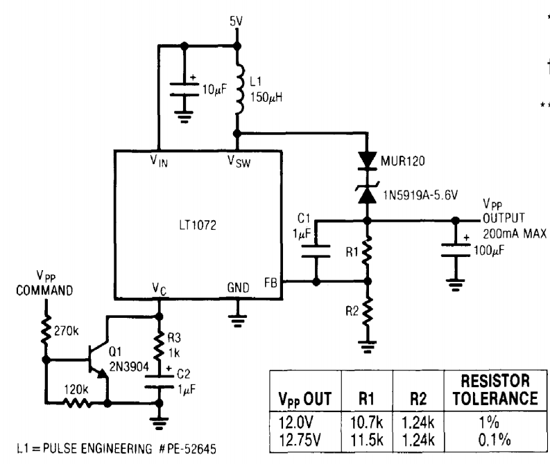 Lt1072 схема включения