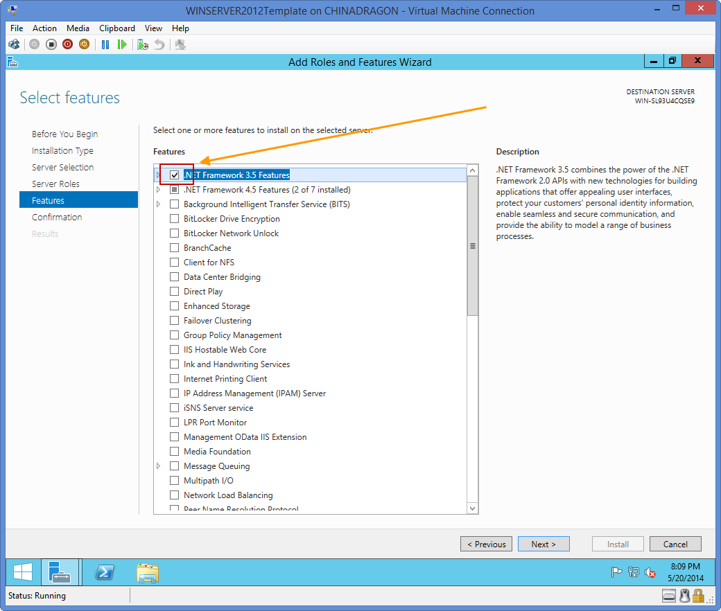 .NET Framework 3.5 Features