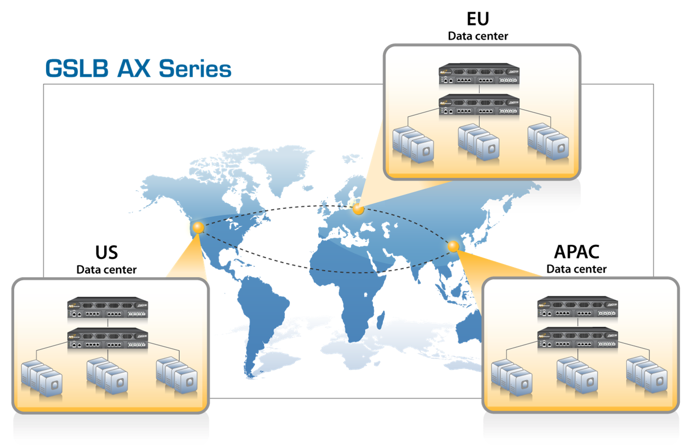 Сервера GFN на карте. Global server