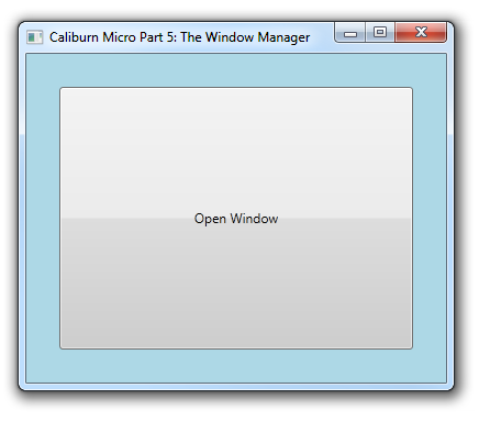 caliburn windowmanager showdialog vs. showwindow