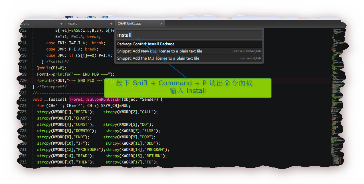 sublimetext2入门与总结