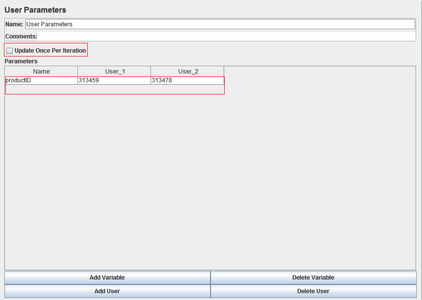 JMeter学习参数化User Defined Variables与User Parameters