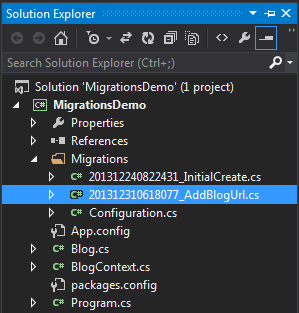 ef migrations commands