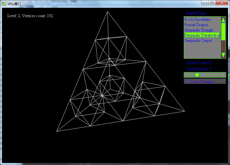 分形之谢尔宾斯基(Sierpinski)四面体第3张