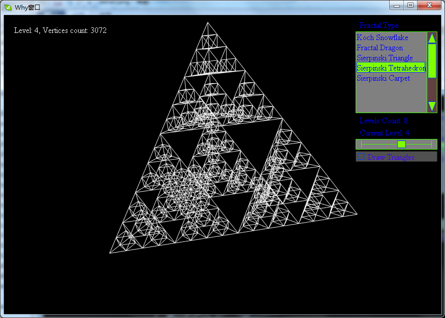 分形之谢尔宾斯基(Sierpinski)四面体第5张