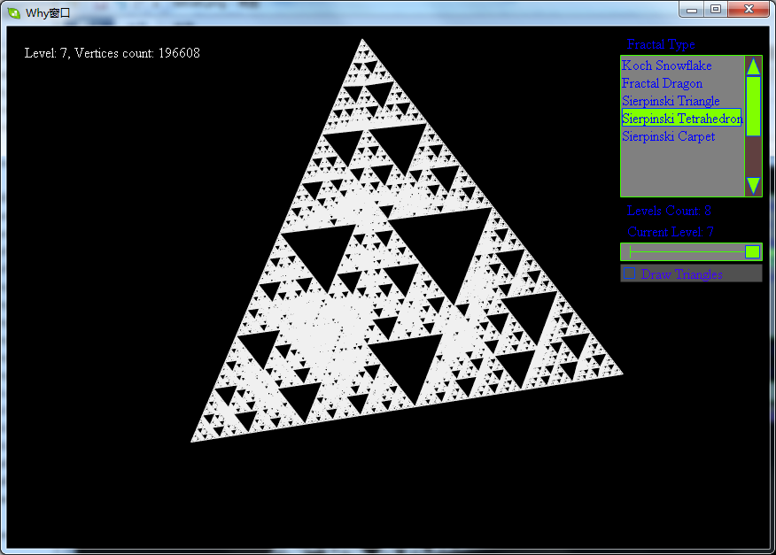 分形之谢尔宾斯基(Sierpinski)四面体第8张