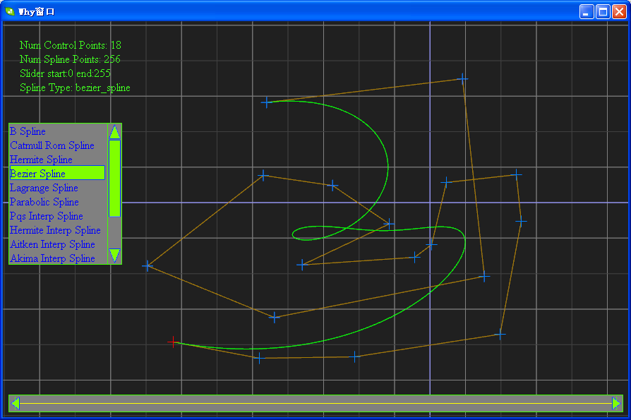 样条之贝塞尔(Bezier)