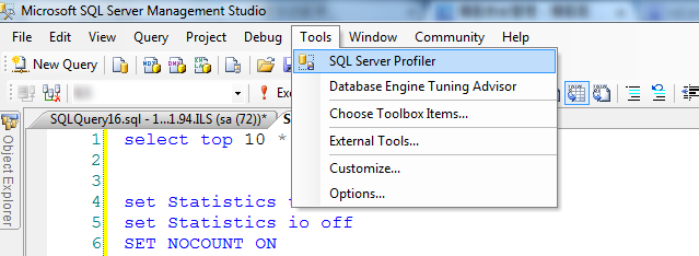 sql express profiler