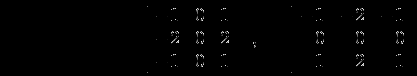 \begin{displaymath}\left[ \begin{array}{rrr} -1 & 0 & 1  -2 & 0 & 2  -1 & 0 ......} -1 & -2 & -1  0 & 0 & 0  1 & 2 & 1\end{array} \right]\end{displaymath}