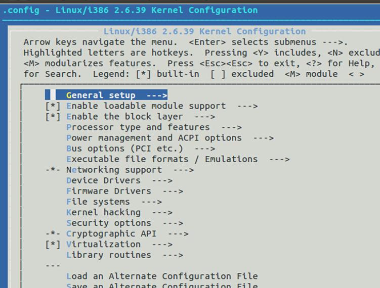 3.1Linux内核的配置和编译第1张