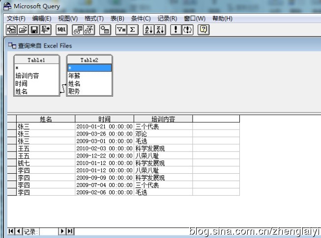 在Excel中使用SQL语句实现精确查询