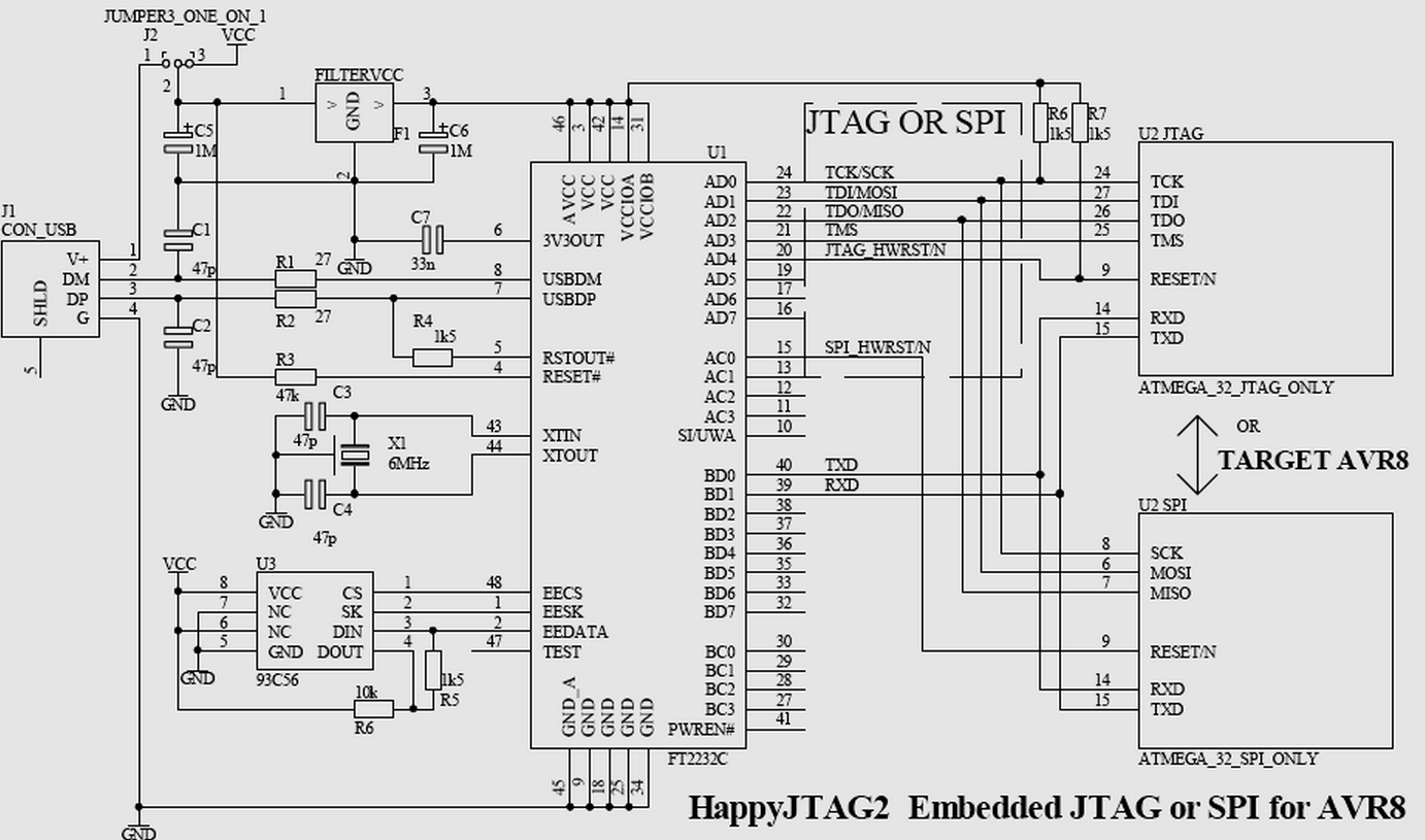 Atmel ice схема