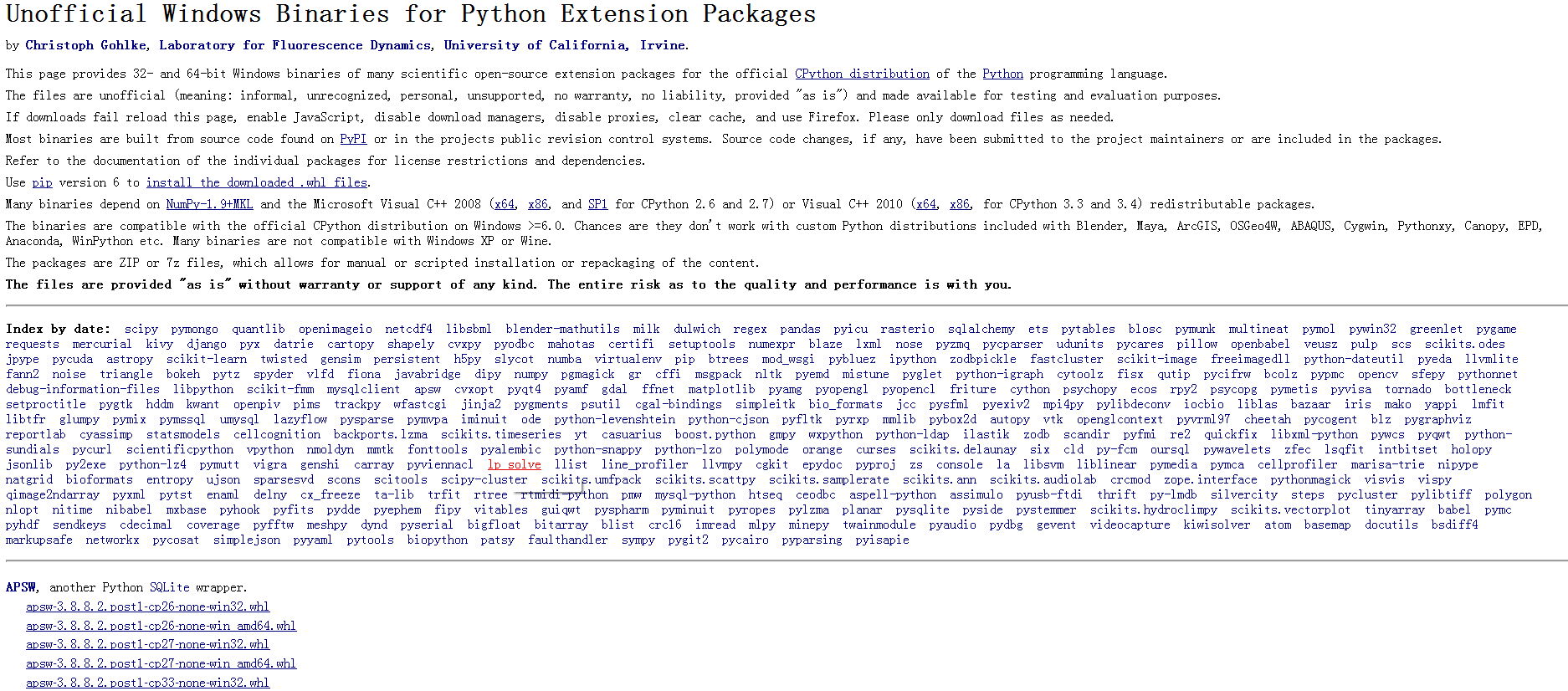 python中的各个包的安装，用pip安装whl文件第5张
