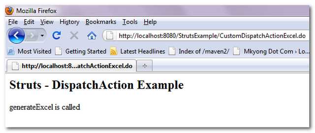 Struts-MappingDispatchAction-3-excel-example