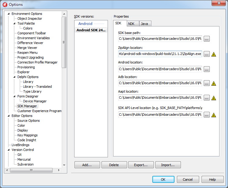 Tool options. DELPHI 7 Tools environment. Tools/ environment options/Library вудзрш 7. Где располагается SDK В Embarcadero. Sdk updates