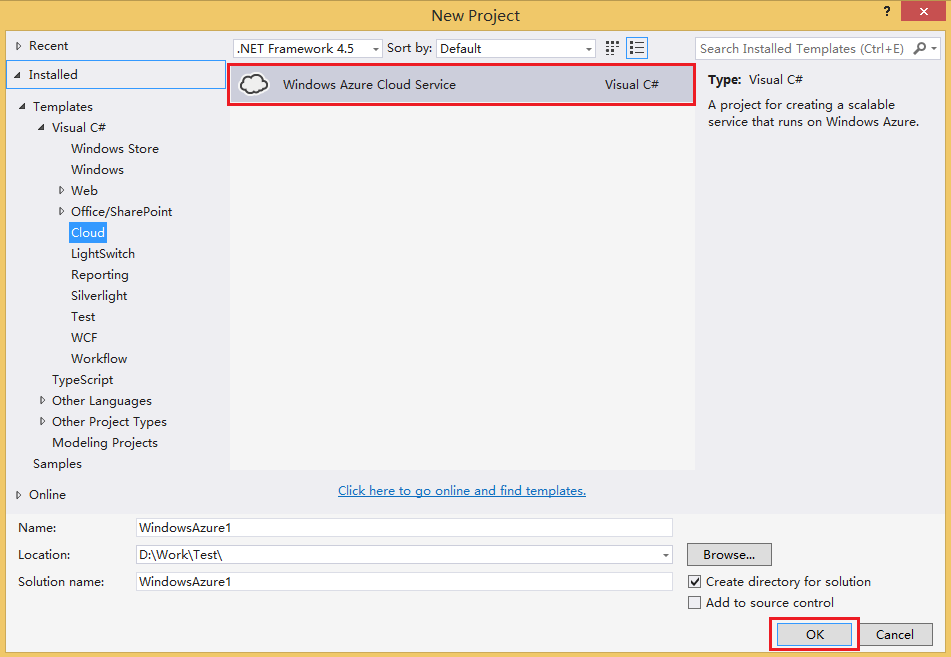 Visual Studio 2013发布Cloud Service至Azure China第1张