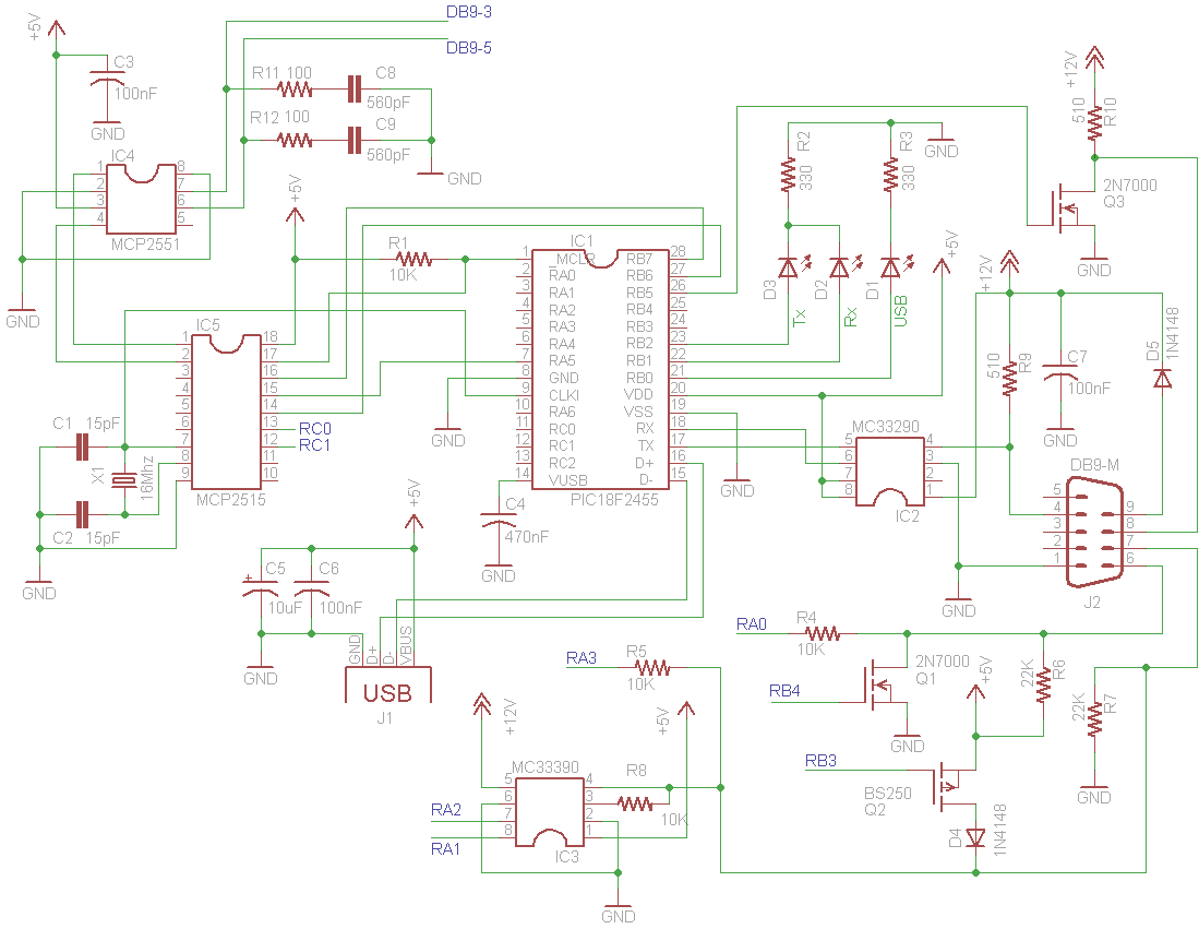 Elm327 mini схема адаптера