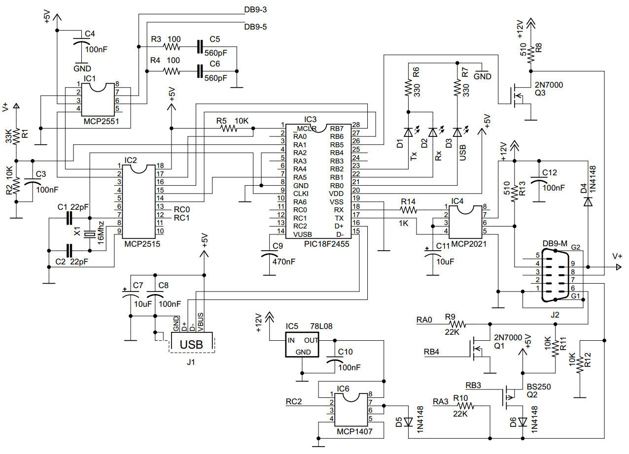 Obd2 pic18f25k80