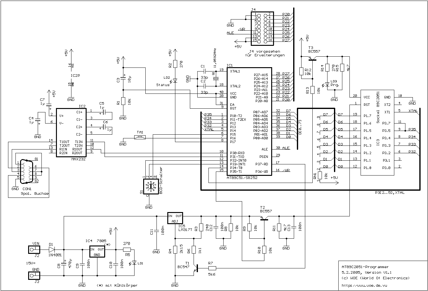 At89c52 24pi применение схемы