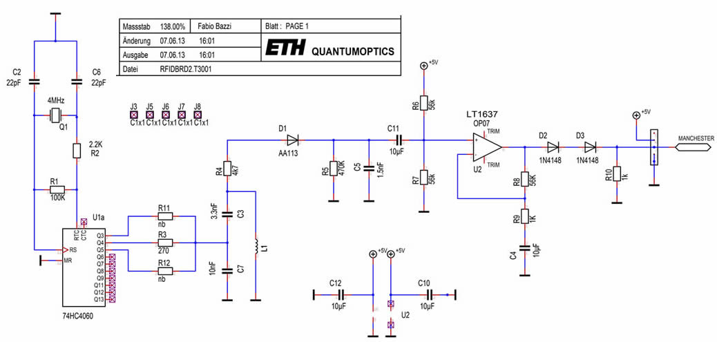 Rfid 125khz схема - 93 фото