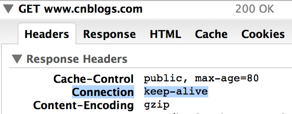 http header keep-alive