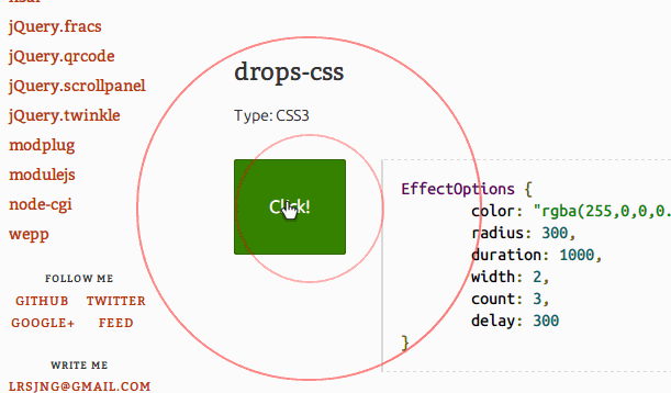 CSS3 制作一个边框向周围散开的按钮效果第2张