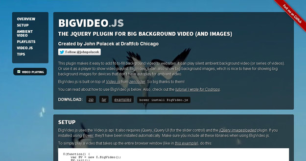 10 个最好的 jQuery 视频插件