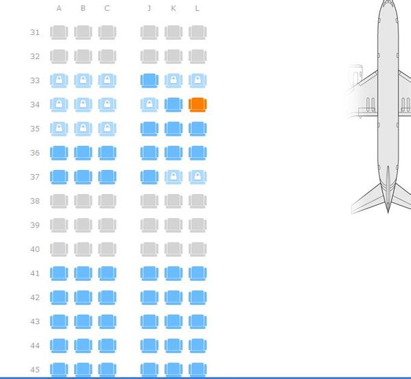 飞机选座——附:东航320选坐攻略